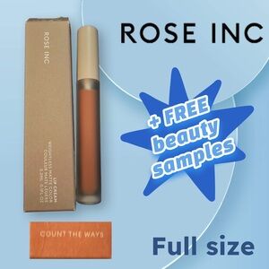 RARE*🆕📦*BNIB* ROSE INC | FULL | Lip Cream Matte Liquid -beige pink 🐇🌱